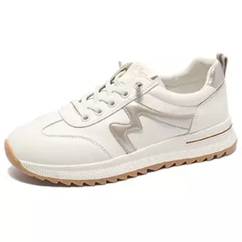 Кроссовки для образа жизни Женские низкие Gemeiq, цвет Beige Gold