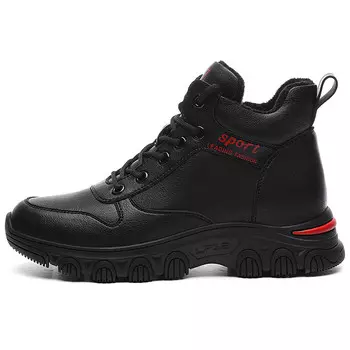 Кроссовки для образа жизни Женские низкие Golden Silk Rabbit, черный/красный