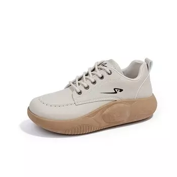 Кроссовки для образа жизни Женские низкие Humanism 1986, бежевый