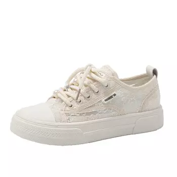 Кроссовки для образа жизни Женские низкие Jioushen, черный