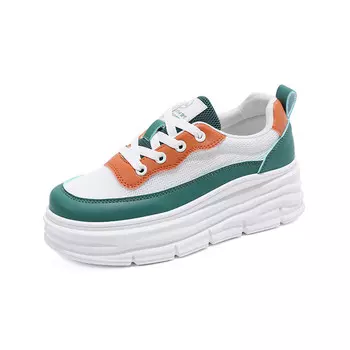 Кроссовки для образа жизни Женские низкие Johlin Dream, бежевый/зеленый