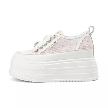 Кроссовки для образа жизни Женские низкие Josiny, белый/розовый