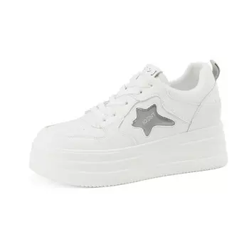 Кроссовки для образа жизни Женские низкие Josiny, цвет White Gray