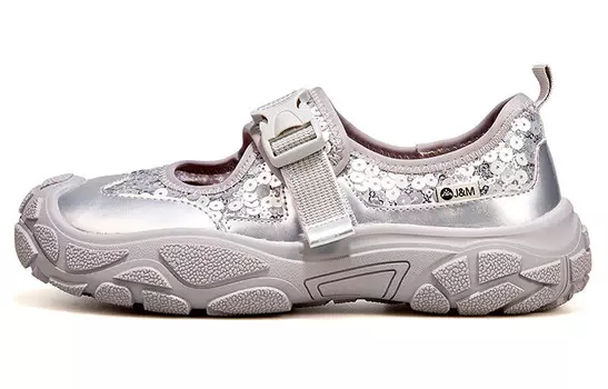 Кроссовки для образа жизни Женские низкие Joy&Mario, серебряный