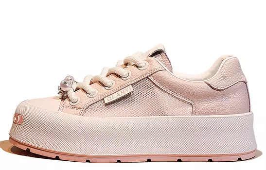 Кроссовки для образа жизни Женские низкие Junjali, цвет Pink Mesh