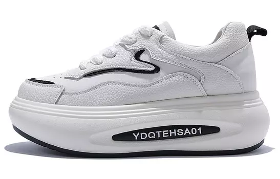 Кроссовки для образа жизни Женские низкие Junjali, цвет White - Fleece-Lined