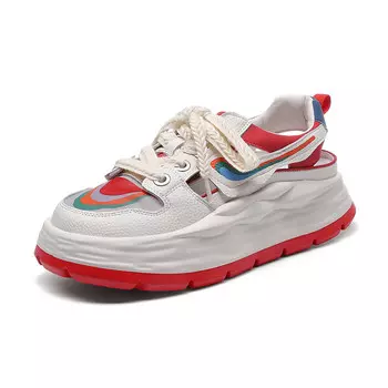 Кроссовки для образа жизни Женские низкие Kejianni, красный