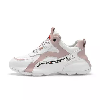 Кроссовки для образа жизни Женские низкие Kolumb, белый/розовый