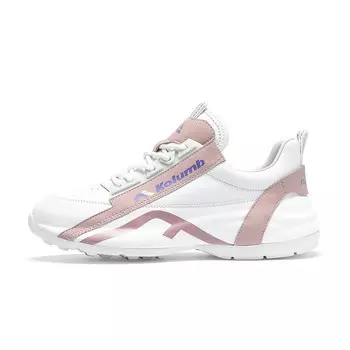 Кроссовки для образа жизни Женские низкие Kolumb, белый/розовый