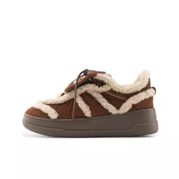 Кроссовки для образа жизни Женские низкие Lucia Tacci, цвет Coffee