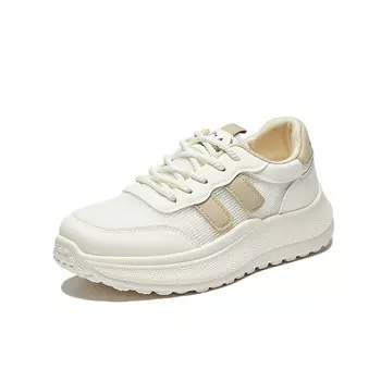 Кроссовки для образа жизни Женские низкие M.M Party, бежевый/хаки