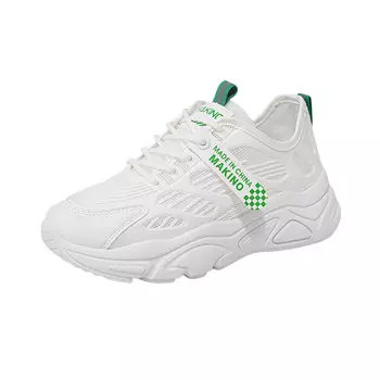 Кроссовки для образа жизни Женские низкие Makino, цвет White Gray
