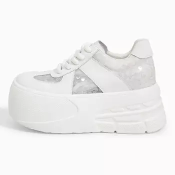 Кроссовки для образа жизни Женские низкие Milan Love Song, белый