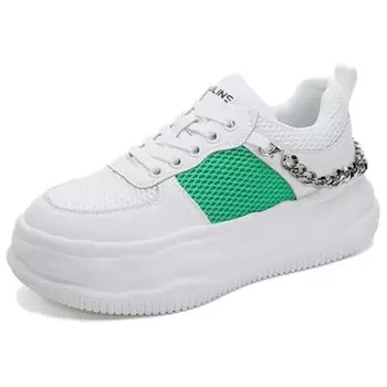 Кроссовки для образа жизни Женские низкие Mulinsen, белый/желтый