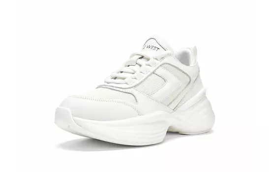 Кроссовки для образа жизни Женские низкие Nini West, цвет Distressed Silver