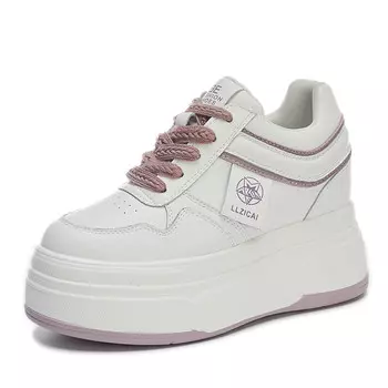 Кроссовки для образа жизни Женские низкие Nrdrofficial, белый/розовый