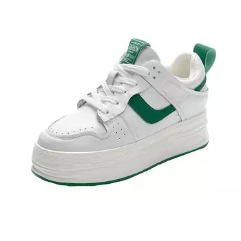 Кроссовки для образа жизни Женские низкие Nrdrofficial, белый/зеленый