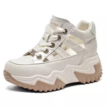 Кроссовки для образа жизни Женские низкие Nrdrofficial, цвет White Silver