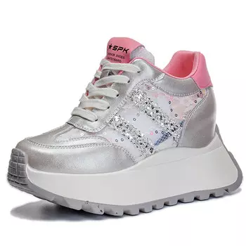 Кроссовки для образа жизни Женские низкие Nrdrofficial, серебряный