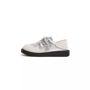 Кроссовки для образа жизни Женские низкие Nunz, серебряный