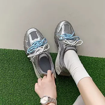 Кроссовки для образа жизни Женские низкие Obwa, цвет Silver Gray