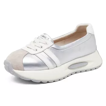 Кроссовки для образа жизни Женские низкие Oulisasi, цвет Silver/White