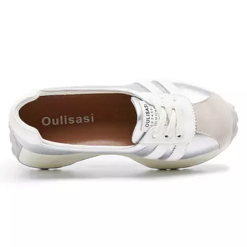 Кроссовки для образа жизни Женские низкие Oulisasi, белый/красный