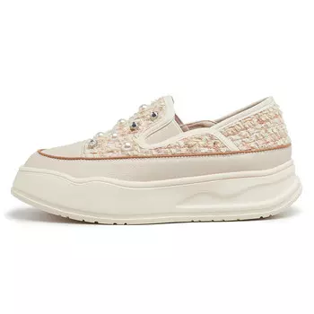 Кроссовки для образа жизни Женские низкие Oulisasi, бежевый