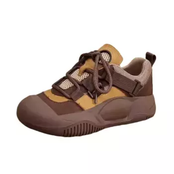 Кроссовки для образа жизни Женские низкие Park Dance, цвет Brown Yellow