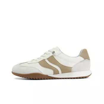 Кроссовки для образа жизни Женские низкие Pt'Son, бежевый/серебряный