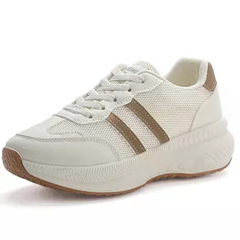 Кроссовки для образа жизни Женские низкие Reihung, бежевый/черный