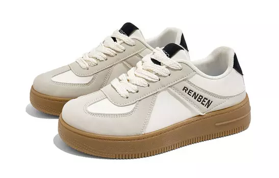 Кроссовки для образа жизни Женские низкие Renben, бежевый