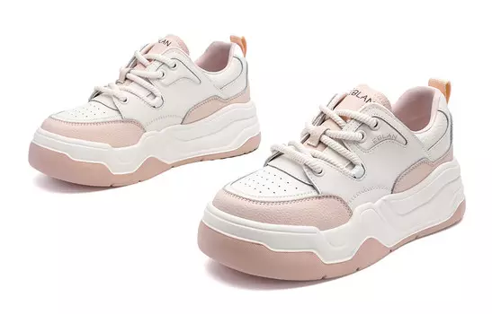 Кроссовки для образа жизни женские низкие розовый Eblan, розовый