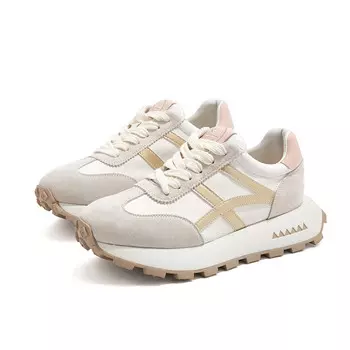 Кроссовки для образа жизни Женские низкие Safiya, бежевый/черный