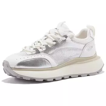 Кроссовки для образа жизни Женские низкие Safiya, цвет White Silver