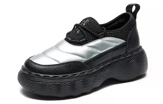 Кроссовки для образа жизни женские низкие, серебряный Joy&Mario