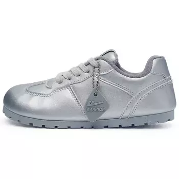Кроссовки для образа жизни женские низкие, серебряный Warrior, серебряный