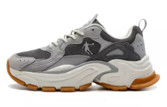 Кроссовки для образа жизни женские низкие серый Qiaodan