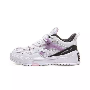 Кроссовки для образа жизни Женские низкие Shadowfax, цвет White Purple UW-133034