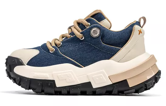 Кроссовки для образа жизни женские низкие синий Eblan