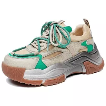 Кроссовки для образа жизни Женские низкие Spider King, цвет Coffee