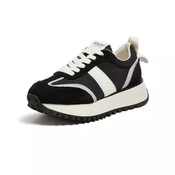 Кроссовки для образа жизни Женские низкие St&Sat, черный