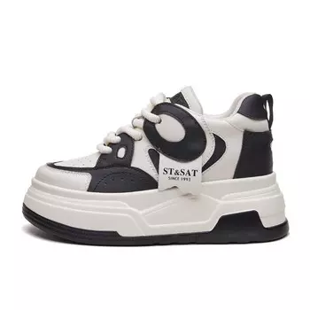 Кроссовки для образа жизни Женские низкие St&Sat, цвет Coffee