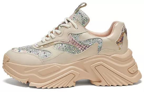 Кроссовки для образа жизни Женские низкие Vme, розовый