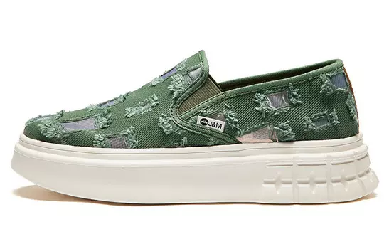 Кроссовки для образа жизни Женские низкие зеленый Joy&Mario