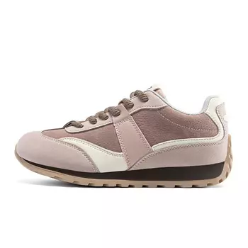 Кроссовки для образа жизни Женские низкие Zhr, коричневый/розовый