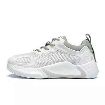 Кроссовки для образа жизни Женские низкие Zhr, цвет White Gray [Four Seasons Style] - AH118D