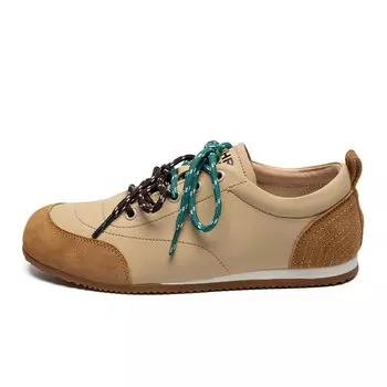 Кроссовки для образа жизни Женские низкие Zhr, цвет Beige/Gray [Ice Gray/White]