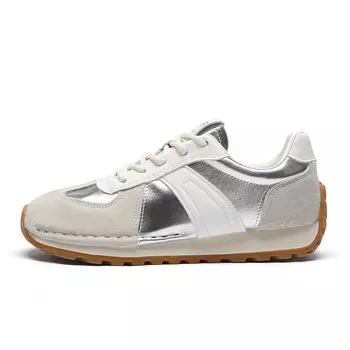 Кроссовки для образа жизни Женские низкие Zhr, серебряный
