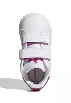 Кроссовки для первых шагов Stan Smith adidas Originals, ftwr white ftwr белая полупрозрачная фуксия
